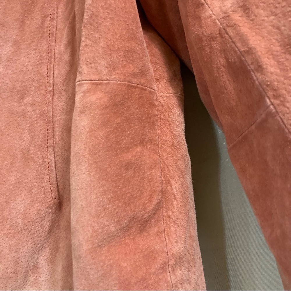 Relativity Suede Leather Shell Jacket - Picture 5 of 8